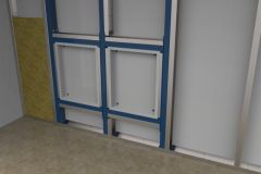 Klappsitze für Trockenbau-Wände