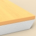 Beech finish melamine-coated chipboard with edge strip